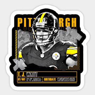 TJ Watt Football Tapestry 1 Sticker